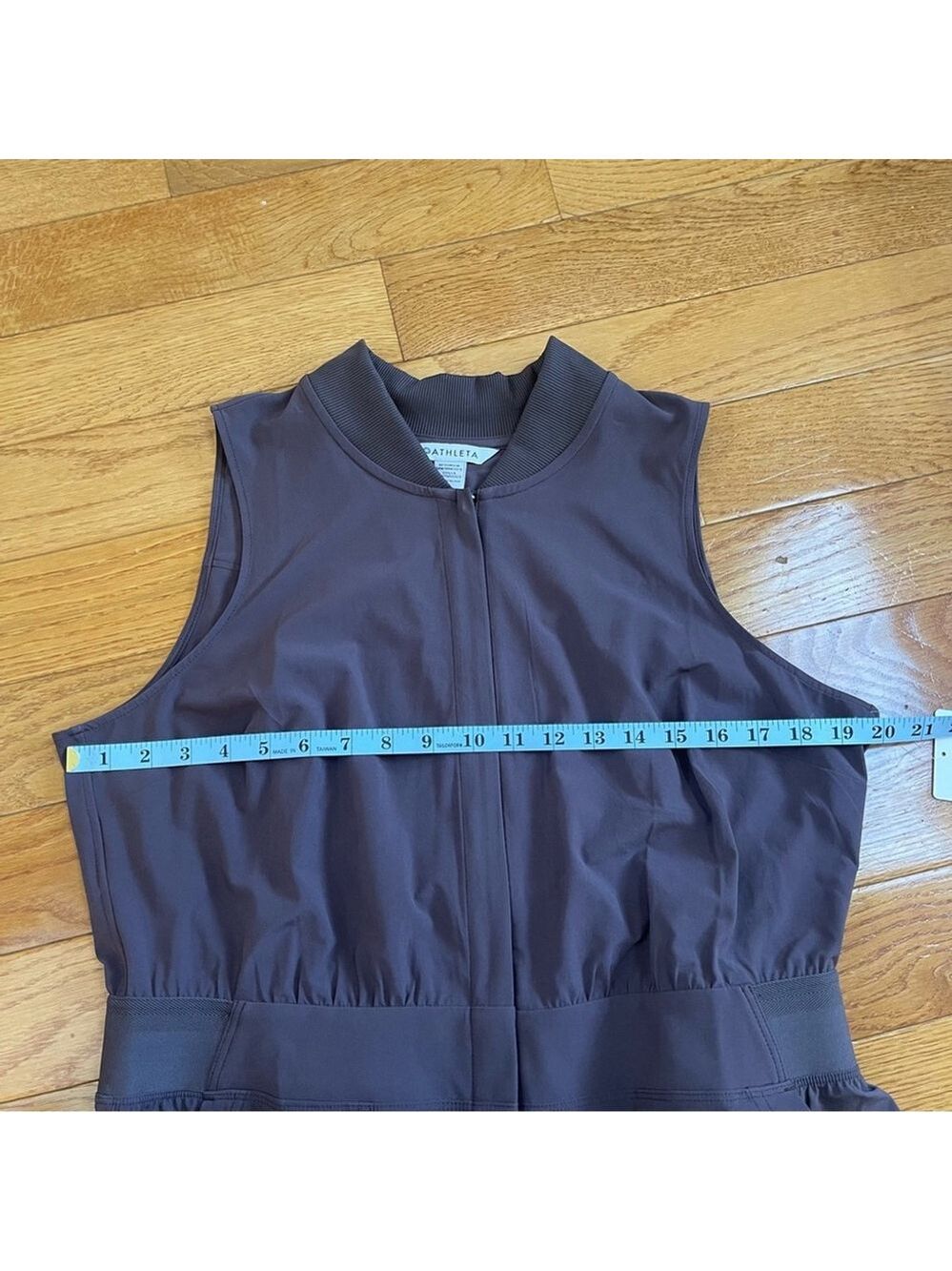 ATHLETA BROOKLYN UTILITY BAGGY JUMPSUIT Relax fit Color Shale Dusty Purple 14P - Picture 12 of 17